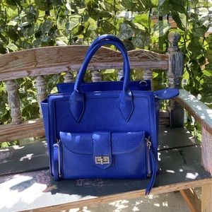 Blue Small Luggage Tote